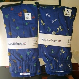 2 New Saddlebred Men"s Classic Fit Boxers. M 32-34